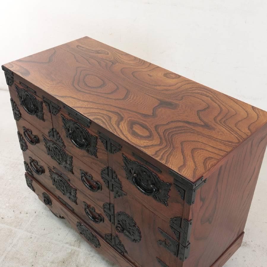 taishi 岩谷堂箪笥 NO.619 白鳥4号 II型 車付 車箪笥