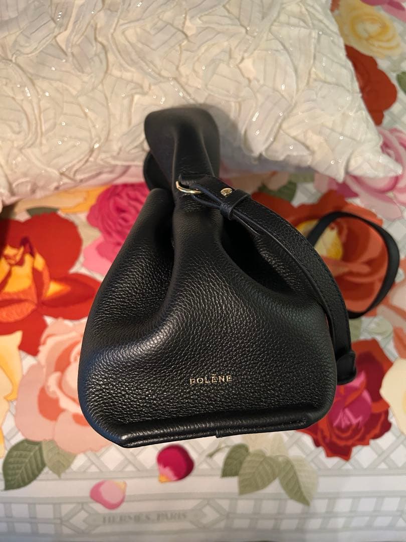 ポレーヌ　バッグ　黒　ミニ
