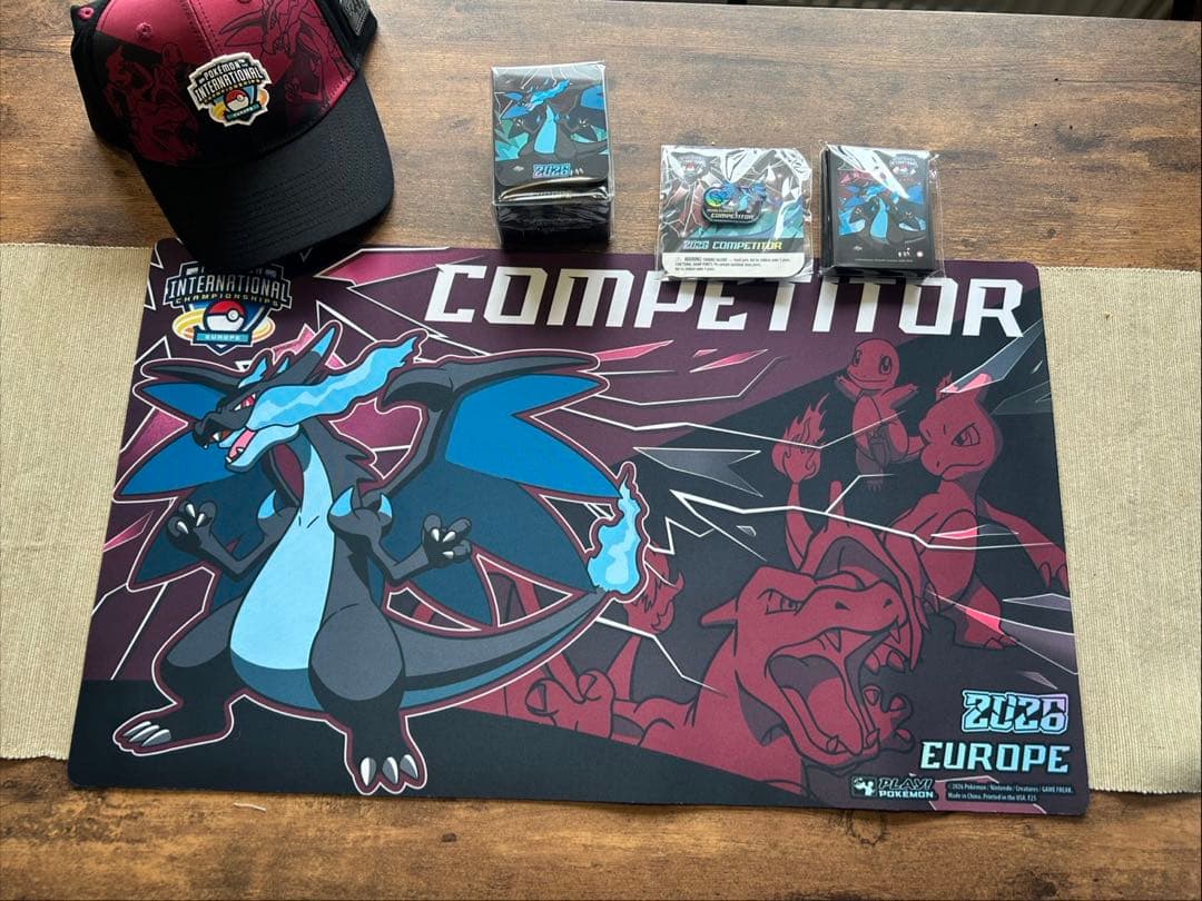 ポケモンカード EUIC2026 メガリザードンX プレイマット キットセット