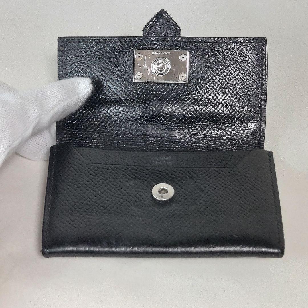 HERMES エルメス ベアン カードケース 黒□J刻印 名刺入れ