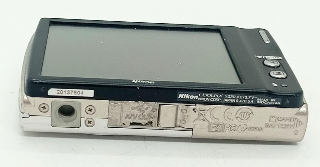 Nikon COOLPIX S230 デジタルカメラ Silver 充電器付き