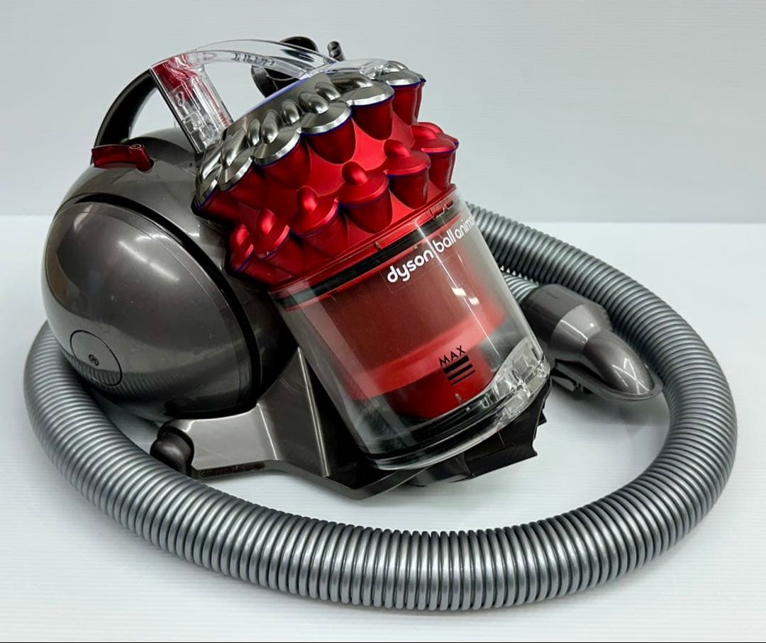 動作保証　中古　赤　ダイソン　CY25 掃除機　本体　ホース　ダストケース付き