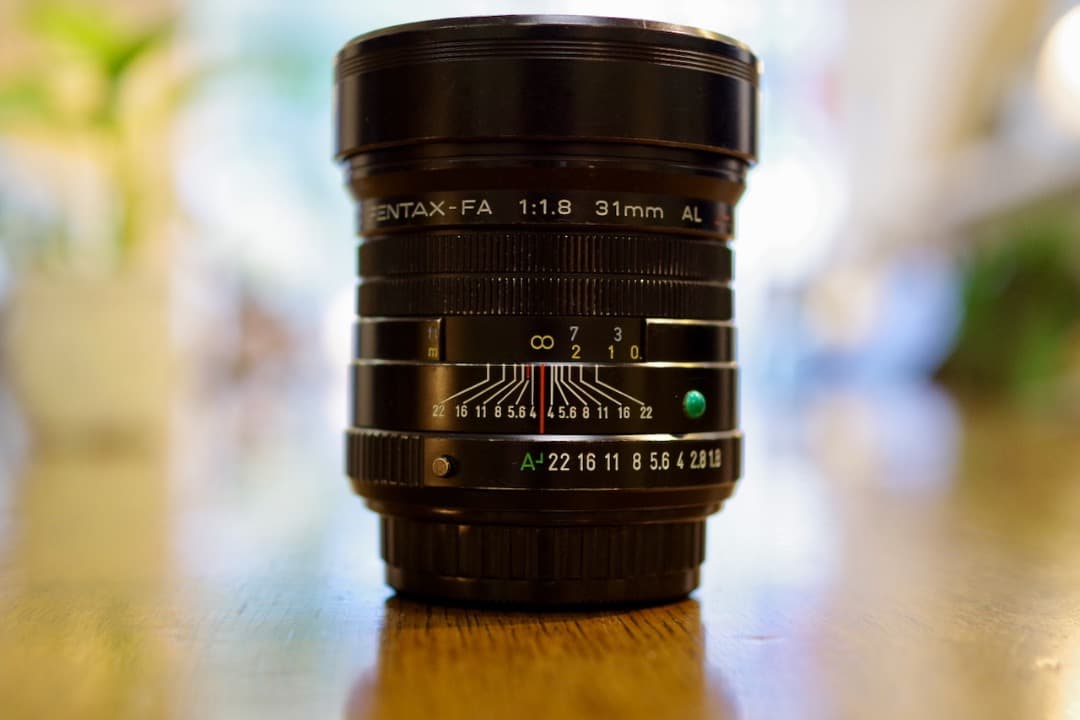 PENTAX-FA 31mm F1.8AL Limited（Black）