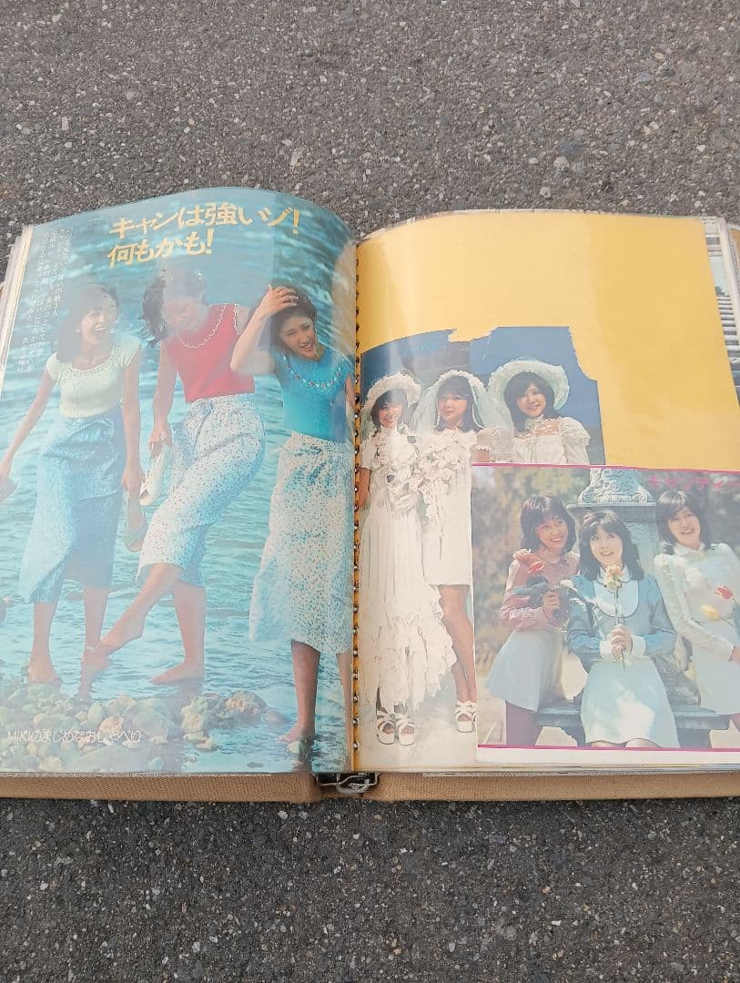 べ*ド様 キャンディーズ　スクラップ　　雑誌の切り取り、切り抜き　半券