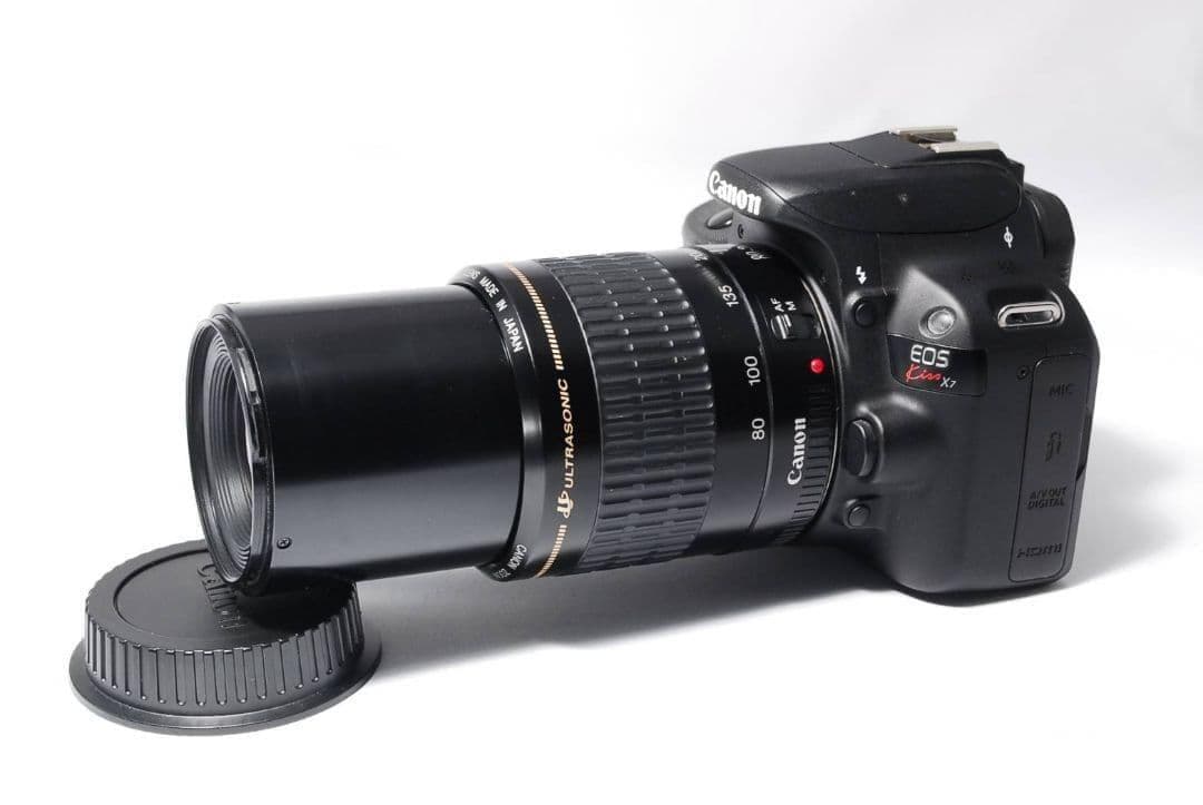 ⭐️Wレンズセット⭐️Canon Kiss X7一眼レフカメラ シャッター数少