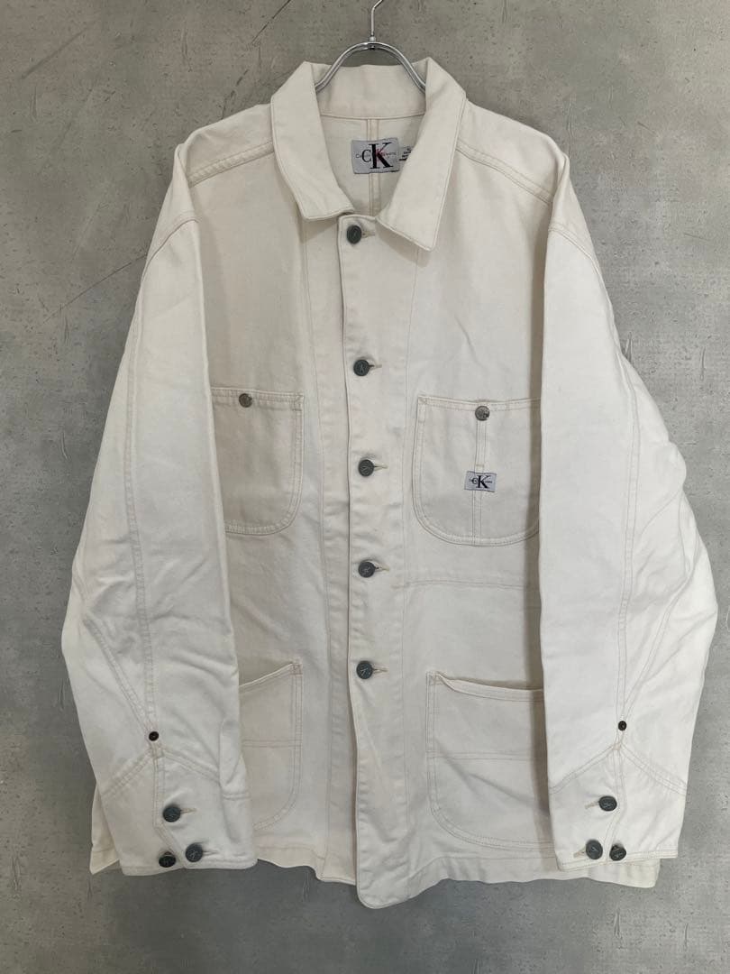   ホワイト カバーオール 90s XL 0-60-784