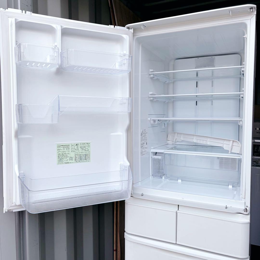 運搬取付無料！超美品マットオフホワイト純正SHARP清潔スリム冷蔵庫！完動品！