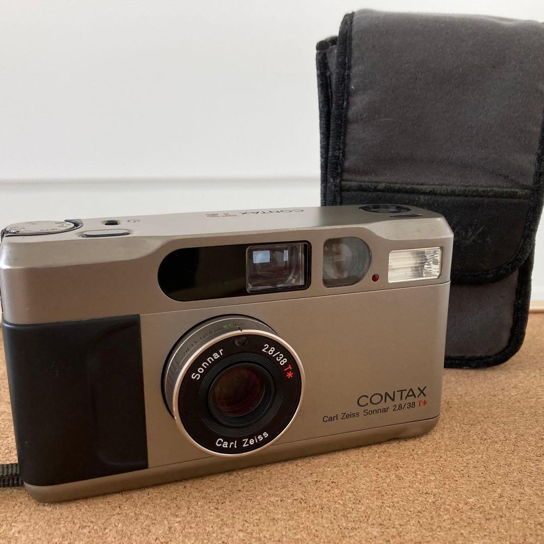 CONTAX T2 フィルムカメラ シルバー