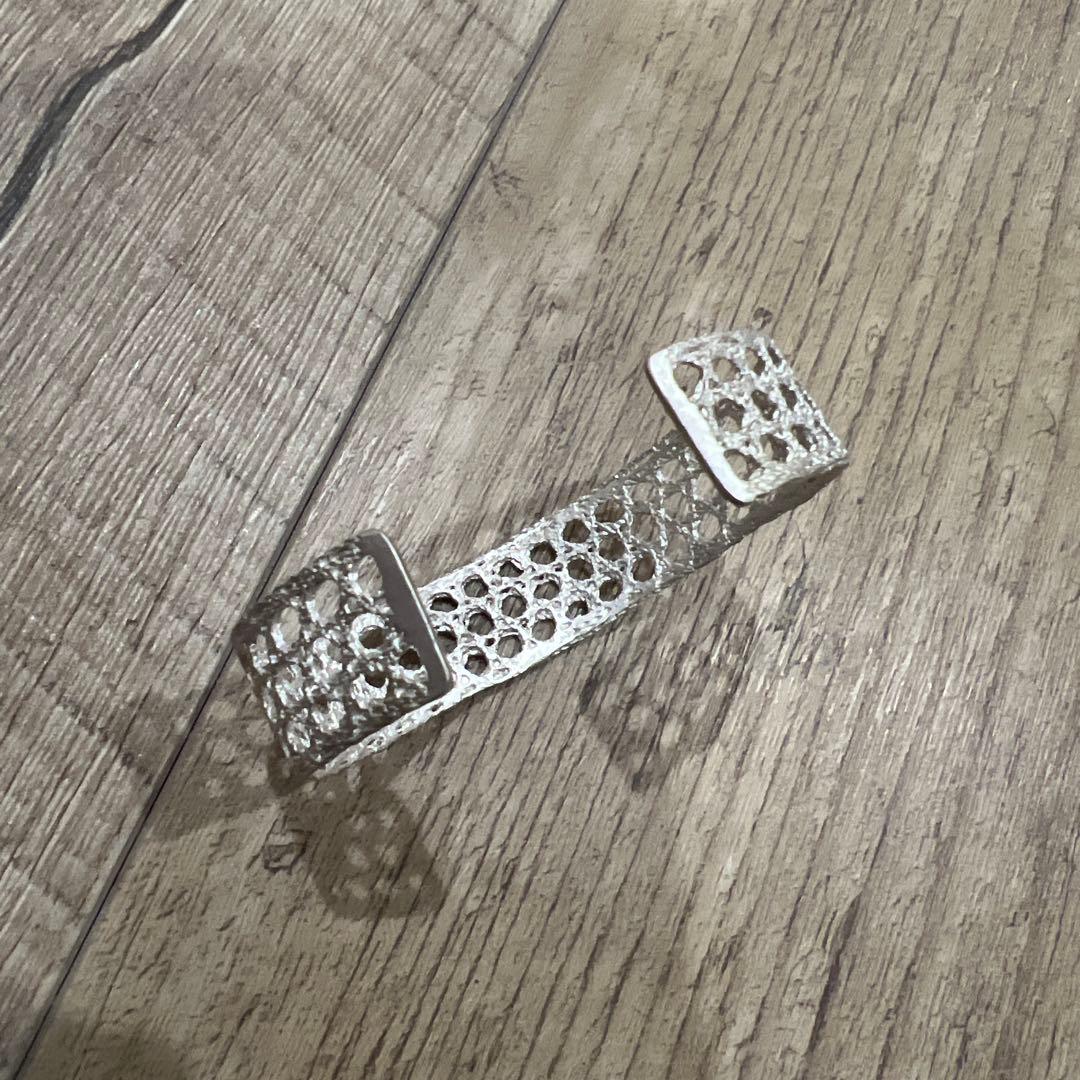 MAISON RUBUS レースバングル シルバー silver