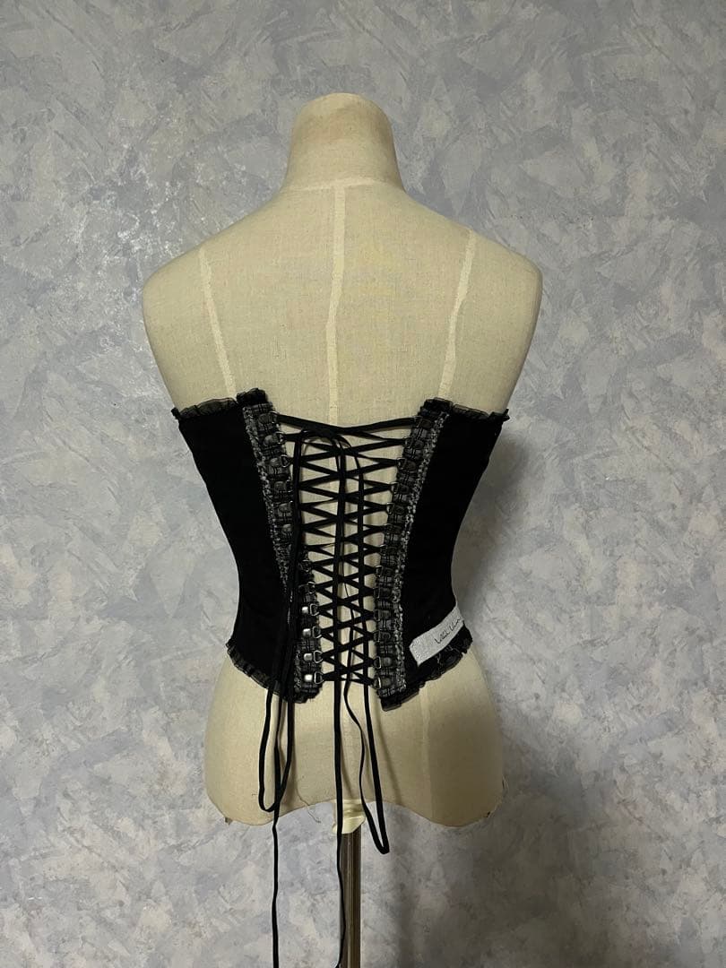 alice auaa アリスアウアア チェック柄コルセットビスチェ