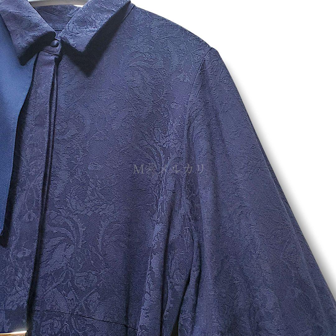 旅*読様 限定レア色✨ハレHAREサイドプリーツワンピースジャガードキリカエフラ