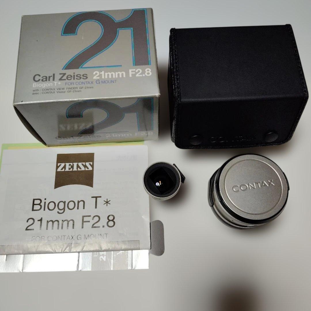 contax コンタックスG用Biogon21mmF2.8T*ファインダ付