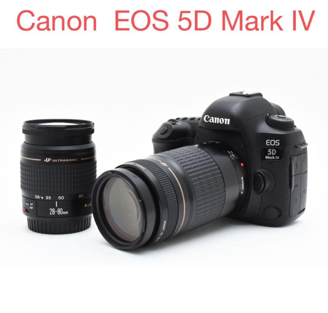 一眼レフカメラCanon EOS 5D Mark IV標準&望遠レンズセット