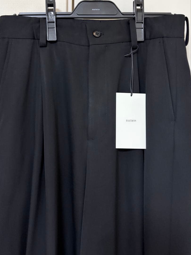 【完売品】ssstein 25SS EXTRA WIDE TROUSERS S