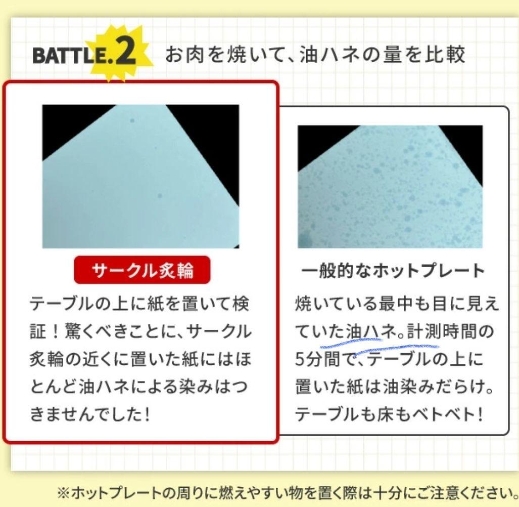 ザイグル サークル炙輪 ハーフフラットプレート セット NC-400