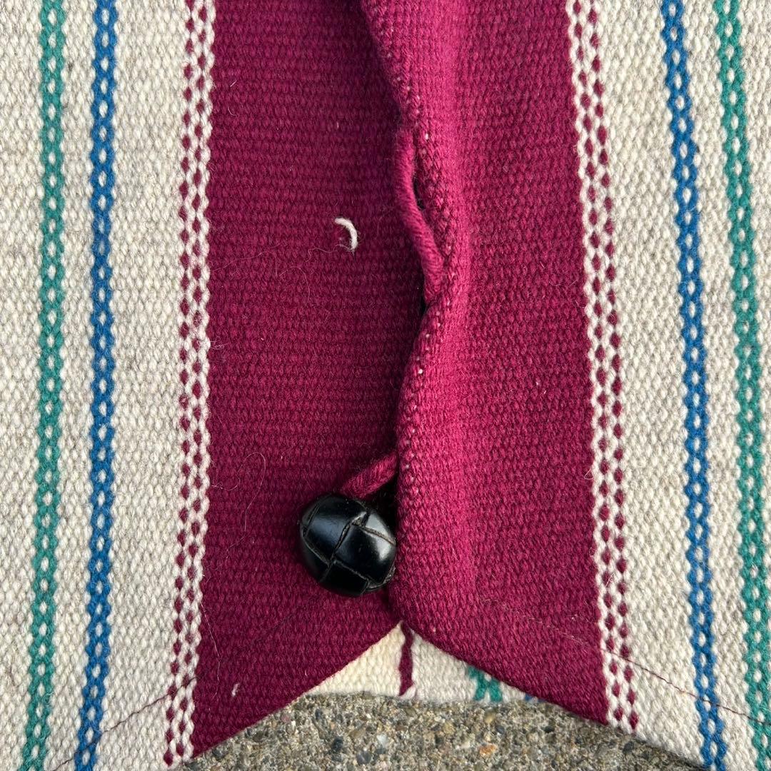 【60s】 Ortega's オルテガ chimayo vest （ボタンなし）