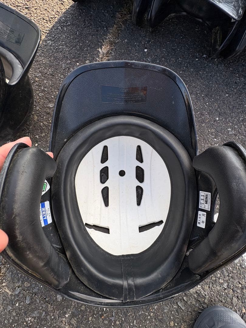 う*る様 軟式野球用ヘルメット7式、ケース付き