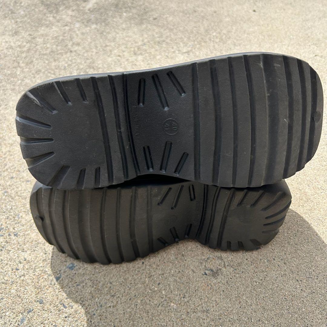 【美品】Chikashitsu +volume sole clog shoes