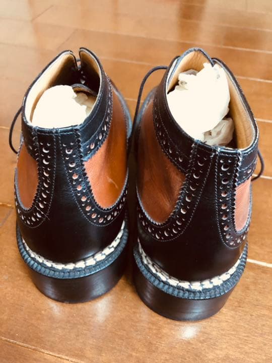 サントーニ　ブーツ　ノルヴェジェーゼ製法　santoni