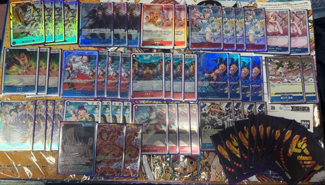 ワンピースカード　赤青エースデッキ　優勝構築　シクパラ　リーパラあり