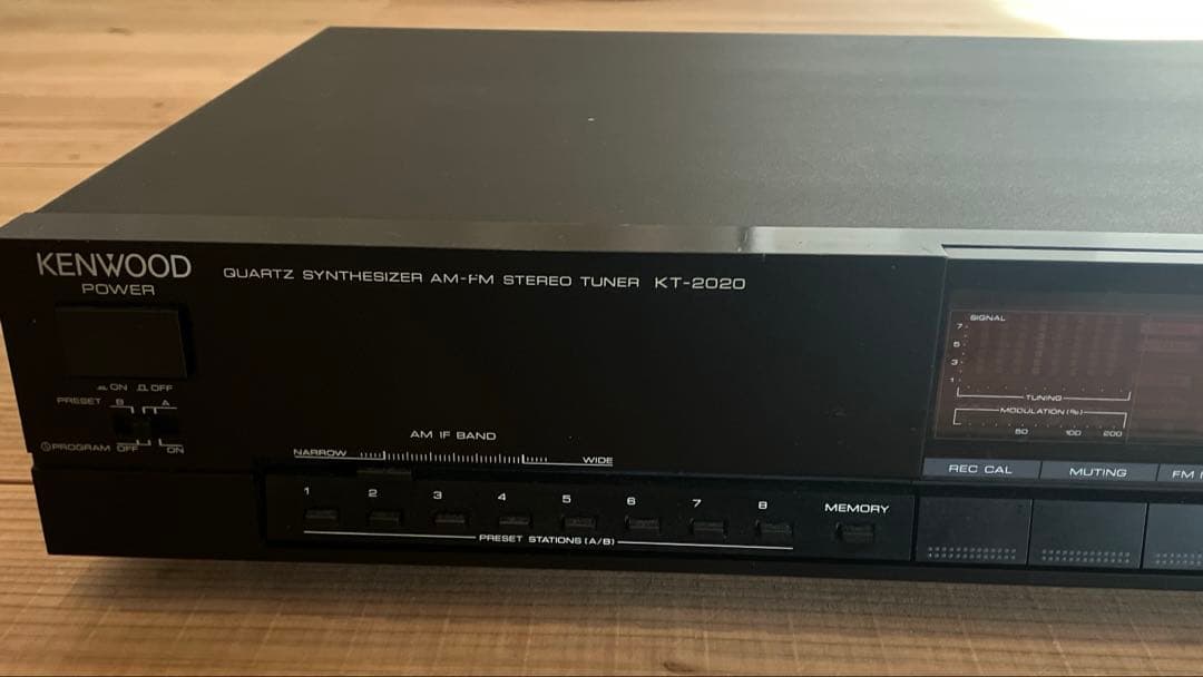 KENWOOD　TUNER KT-2020（B）　動作確認済み
