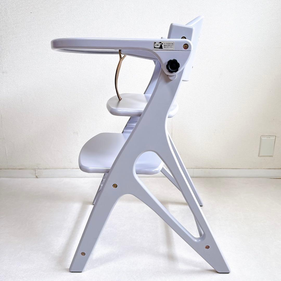 【美品】大和屋　アッフルチェア　ハイチェア　椅子　ベビー　テーブル　ガード付き