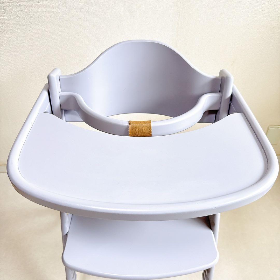【美品】大和屋　アッフルチェア　ハイチェア　椅子　ベビー　テーブル　ガード付き