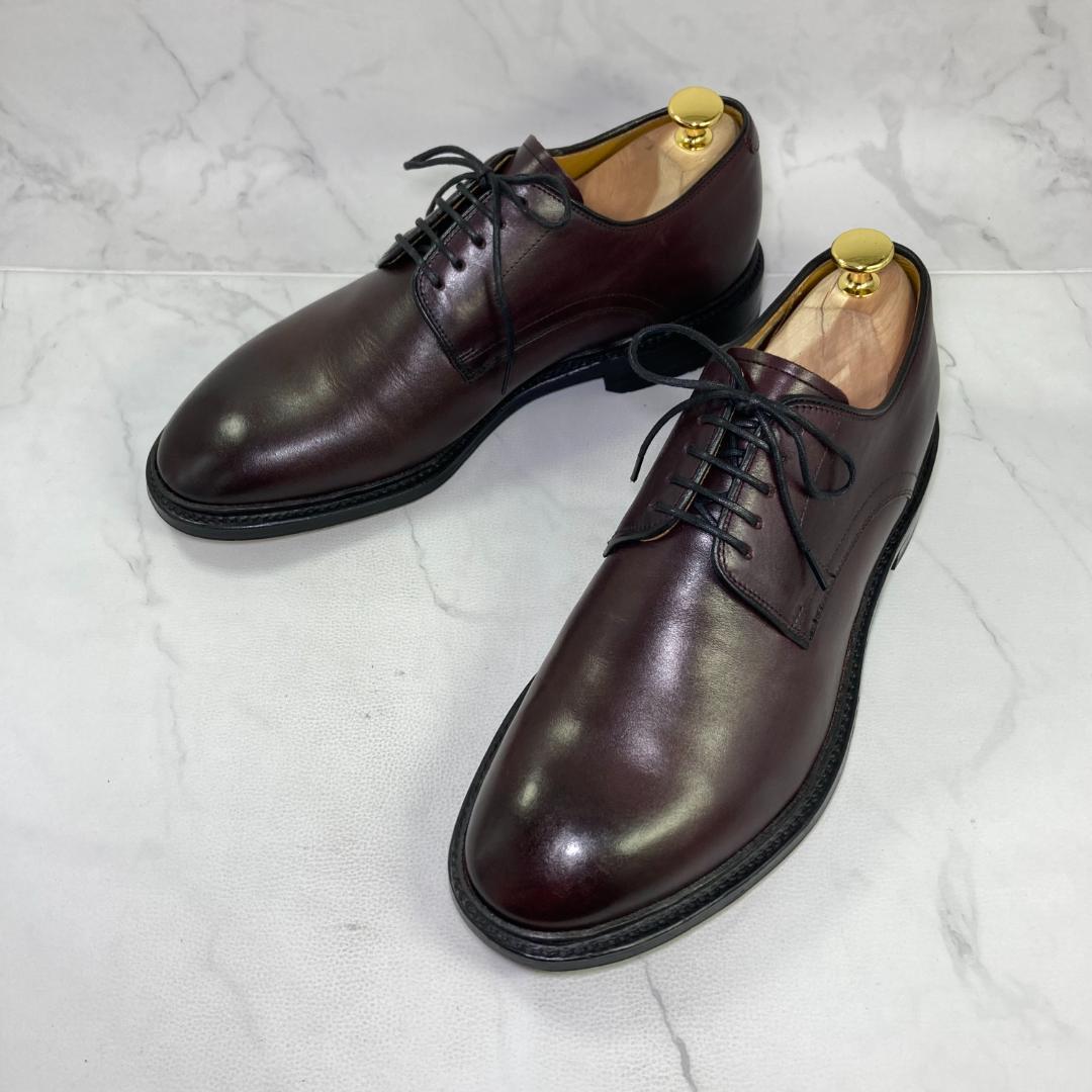 【美品】REGAL J291 プレーントゥ 25.5㎝ ブラウン