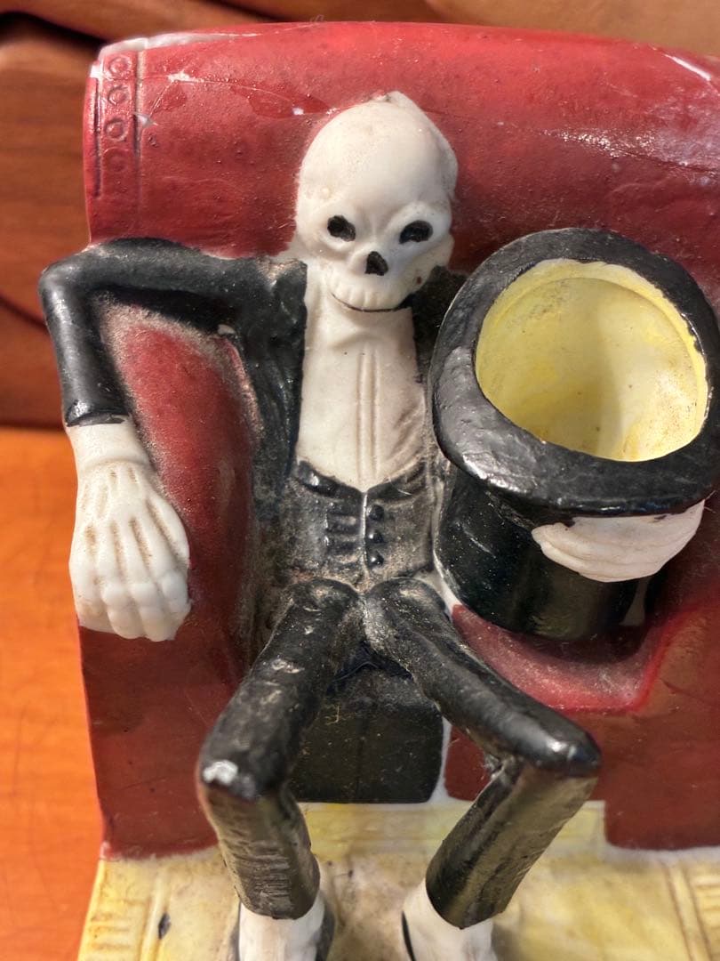 ビンテージ50s Japan スカル　髑髏　骸骨　灰皿　ネイバーフッド　死神