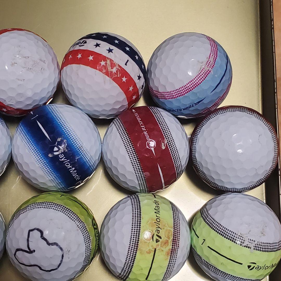 テーラーメイドロストボール年式種類混合 練習用 82個