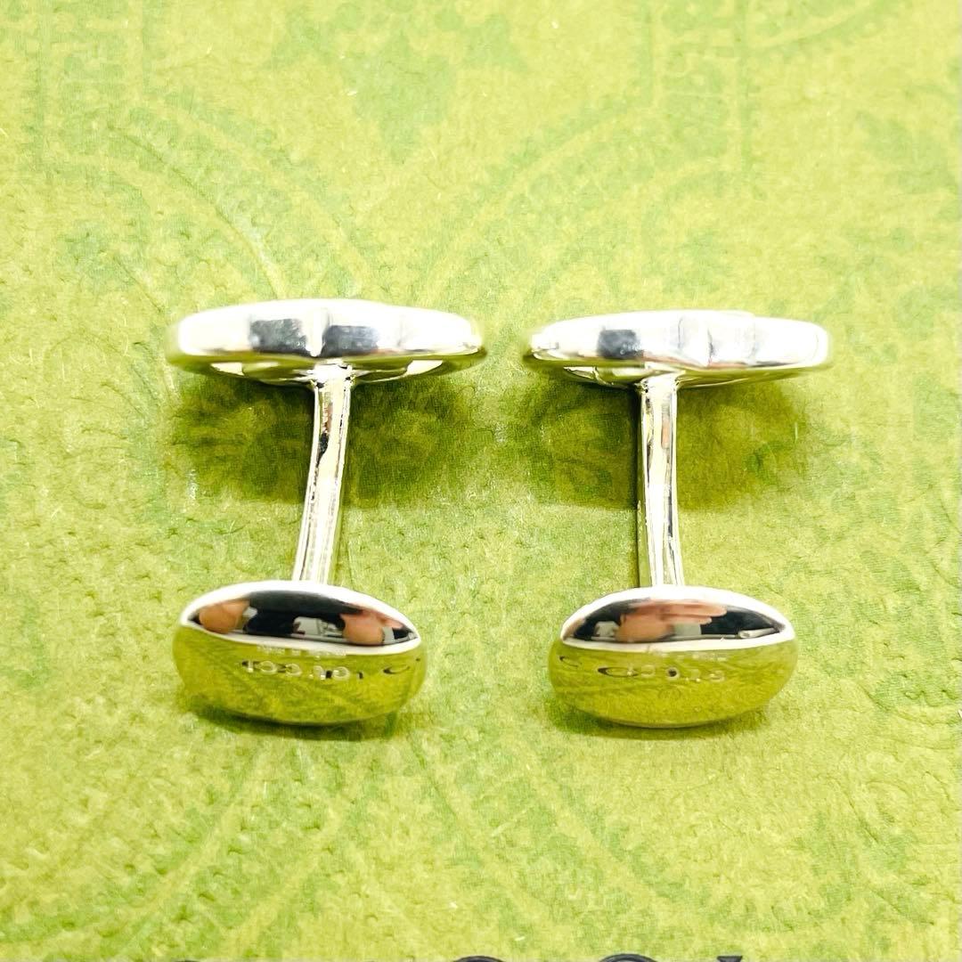 美品⭐️GUCCI カフス インターロッキング シルバー925