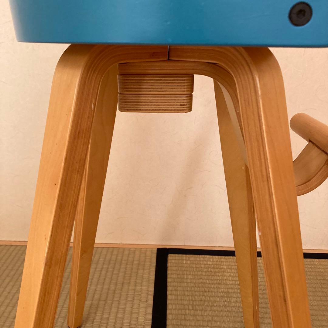 CAROTA chair カロタチェア ベビーチェア ハイチェア　ブルー　青