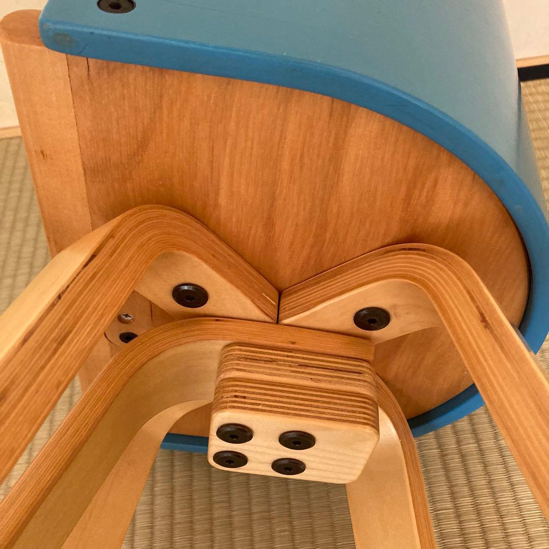 CAROTA chair カロタチェア ベビーチェア ハイチェア　ブルー　青