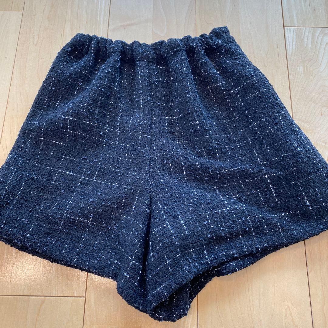 メゾピアノ　ツィード　ビスチェ　セットアップ　140cm