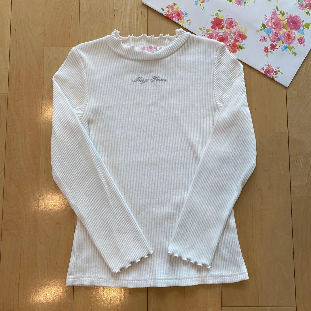 メゾピアノ　ツィード　ビスチェ　セットアップ　140cm