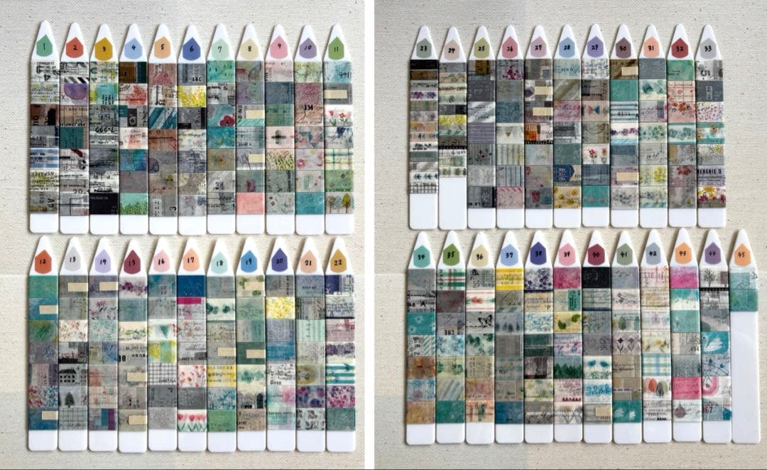 Wa☆　ヨハクマスキングテープ333種類　各約30cm　お裾分け　切り売り