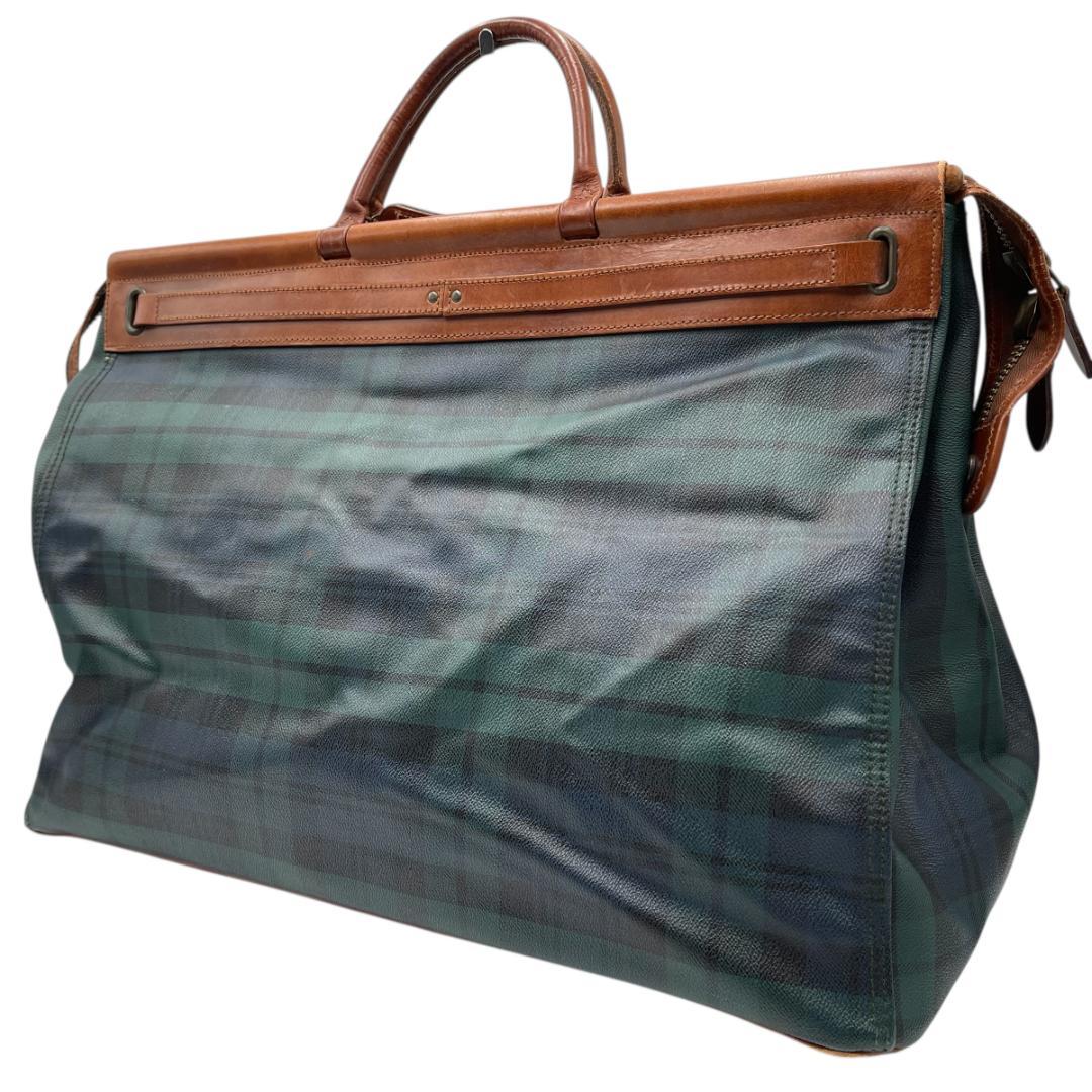 ポロ ラルフローレン ブラックウォッチ ドクターバッグ ボストンバッグ