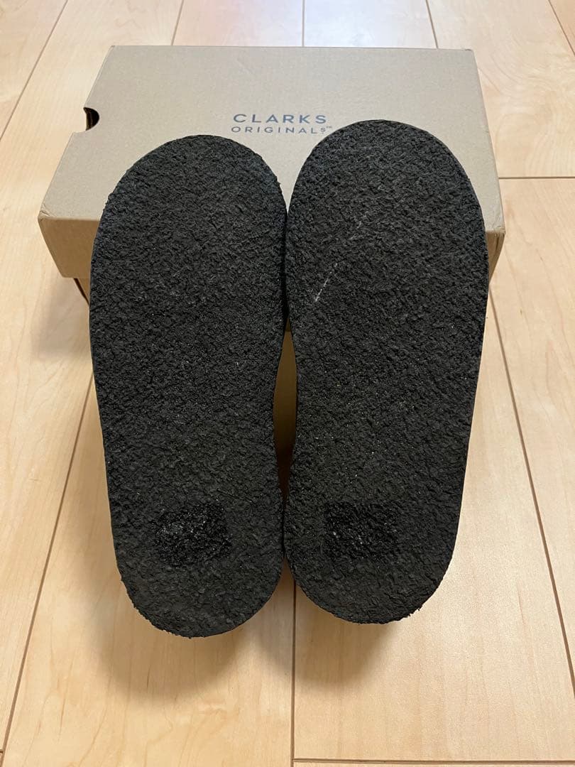 クラークスオリジナルス　デザートトレック　 ブラック　スウェード　23センチ