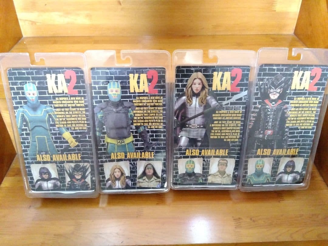 ●キックアス2 フィギュア ネカ NECA 4体セット アメコミ クロエ