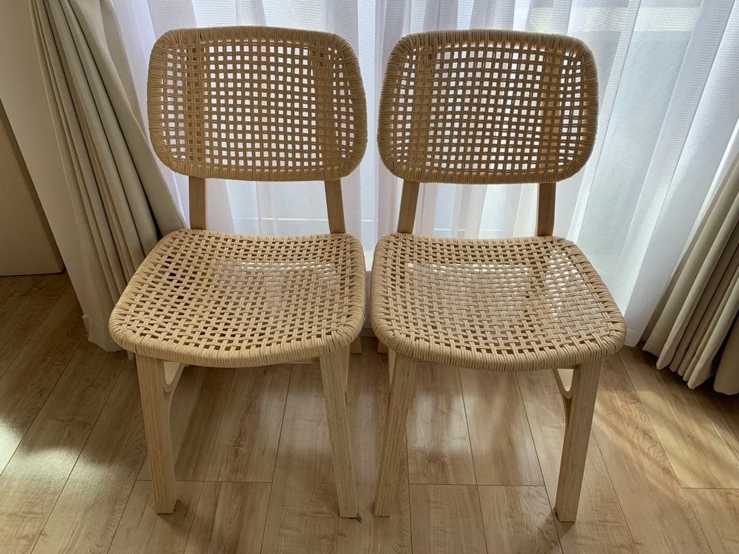 VOXLÖV ダイニングチェア 2脚