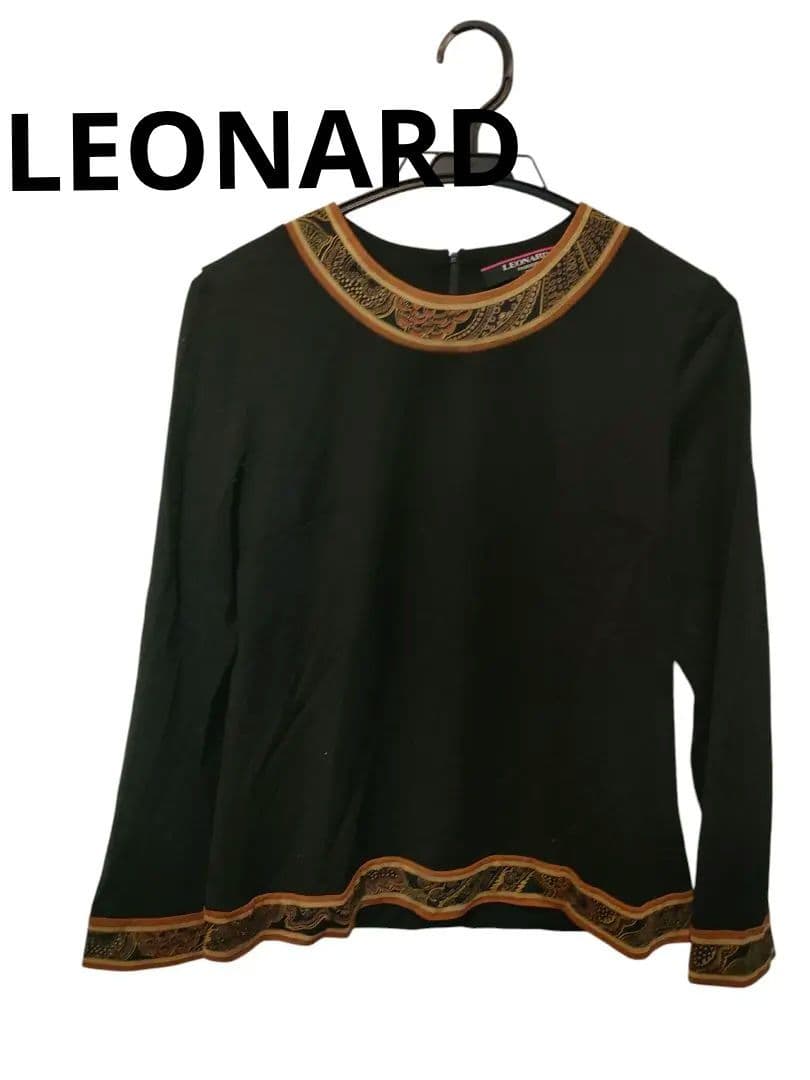 g8 超美品　レオナール　LEONARD　トップス　長袖　カットソー　L