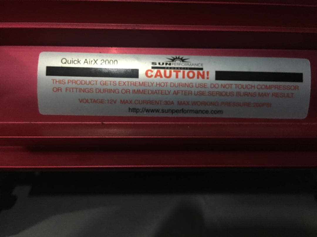 最終価格ACCエアサス用エアーコンプレッサー