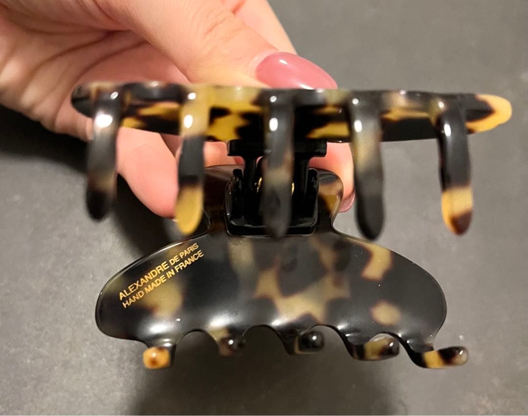 ALEXANDRE DE PARIS ヘアクリップ TOKYO べっ甲
