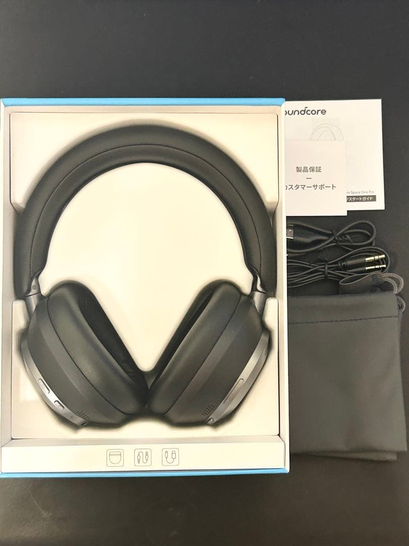 【極美品】Anker Soundcore Space One Pro（ブラック）