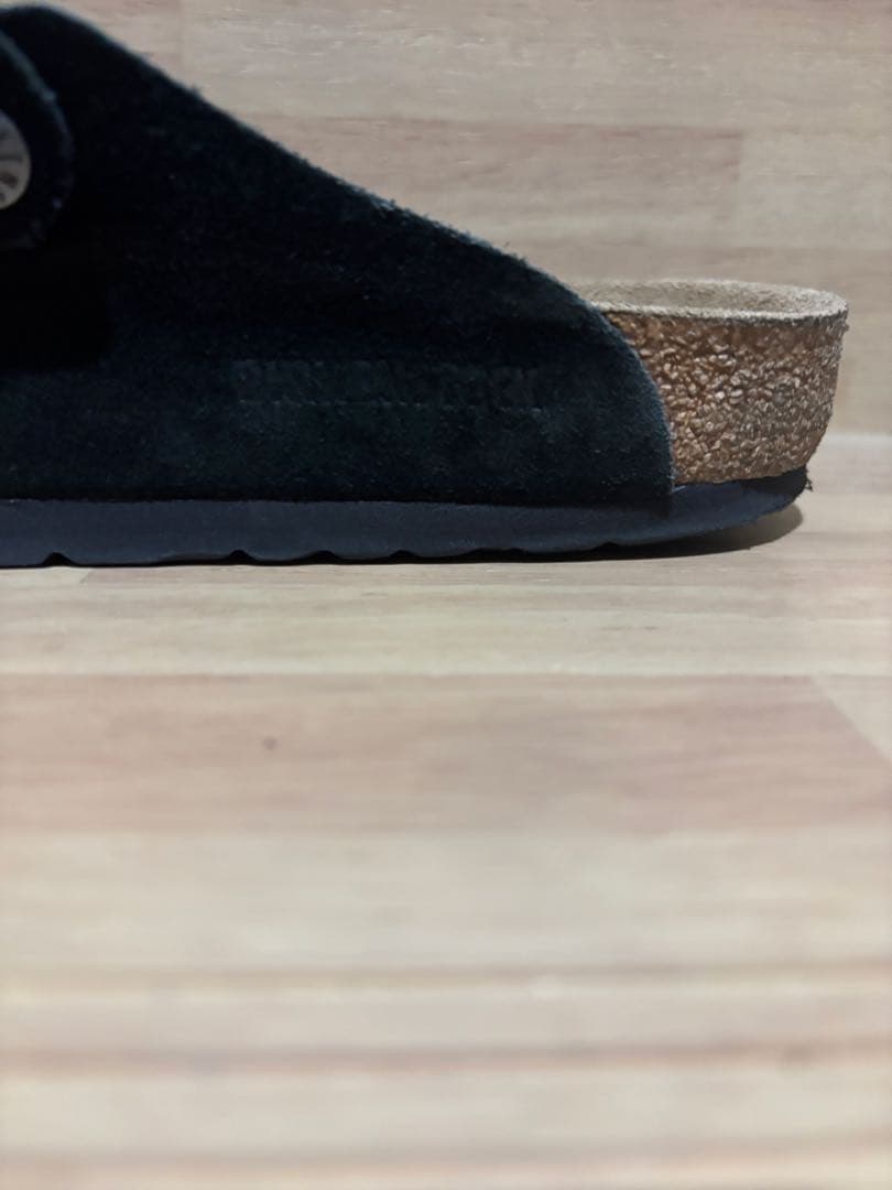 ブラック スエード サンダル 42