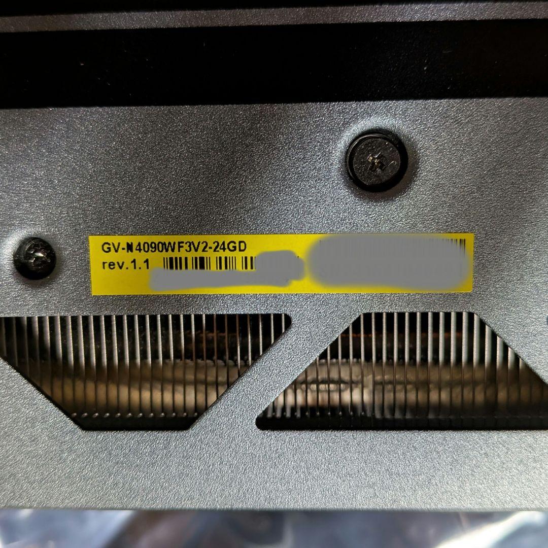 【保証あり】GIGABYTE GEFORCE RTX4090 WINDFORCE