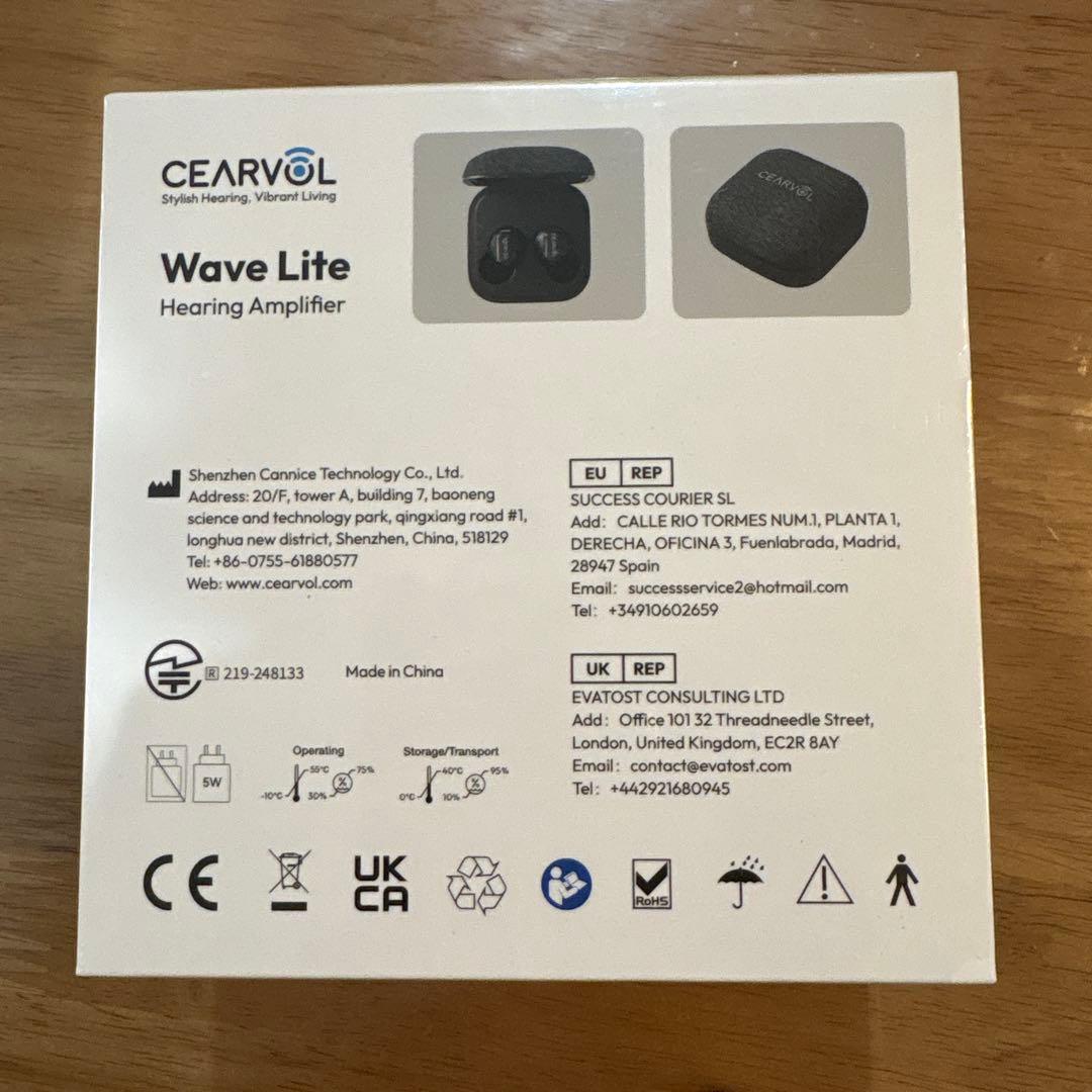 Cearvol Wave Lite 集音器　聴覚アンプ AUX-INテレビ対応