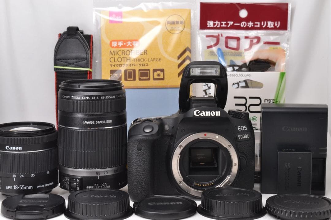 ■ 美品 ■ キャノン　Canon EOS 9000D ダブルズーム