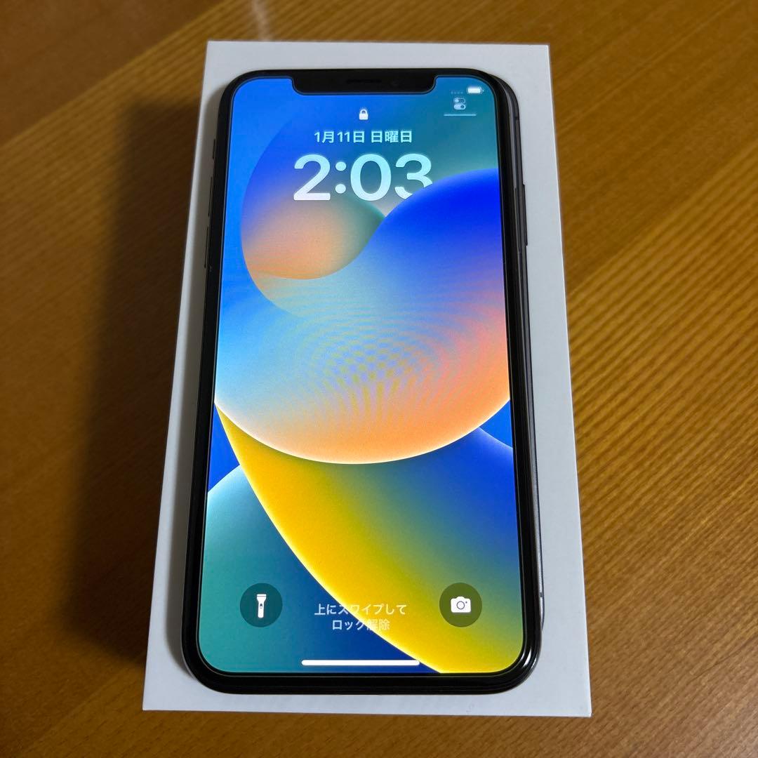 Apple iPhone X 64GB スペースグレイ