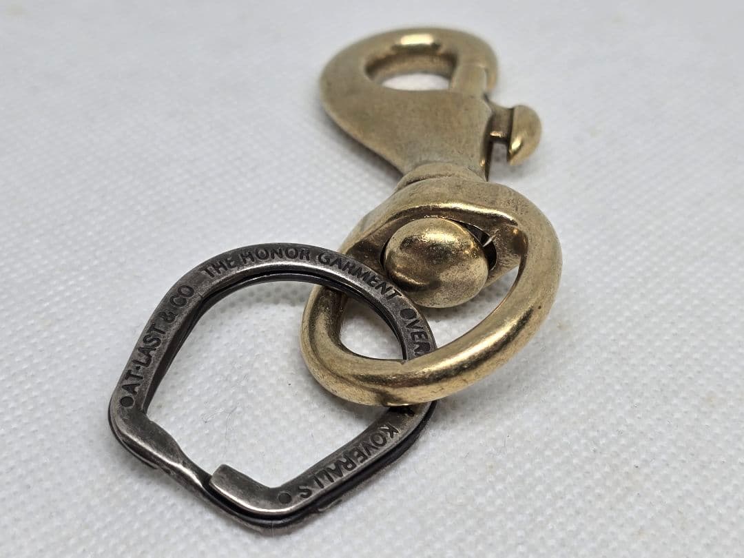 アットラスト　TIMEWORN ATLAST キーリング新品ブッチャープロダクツ